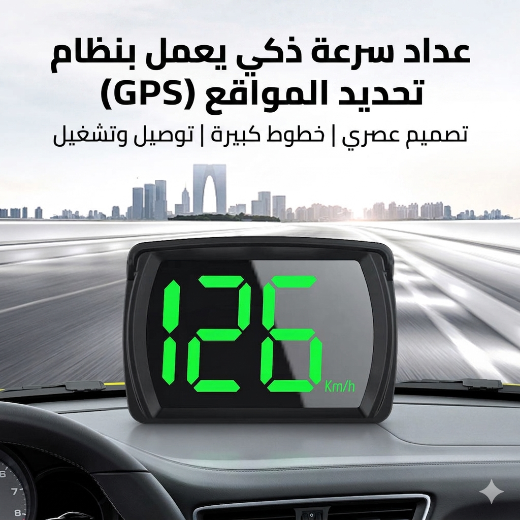 شاشة عرض السرعة الذكية