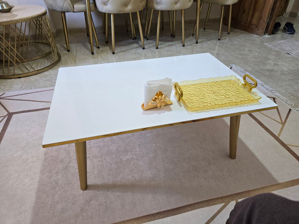 طاولة بيضاء 90*60سنتم